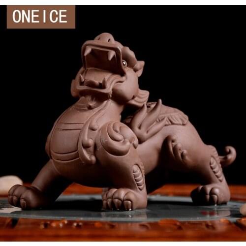 Tea Play Kung Fu Fitting Purple Creative Pet Gifts Decoration Domineering Lucky Brave Chinese Zisha