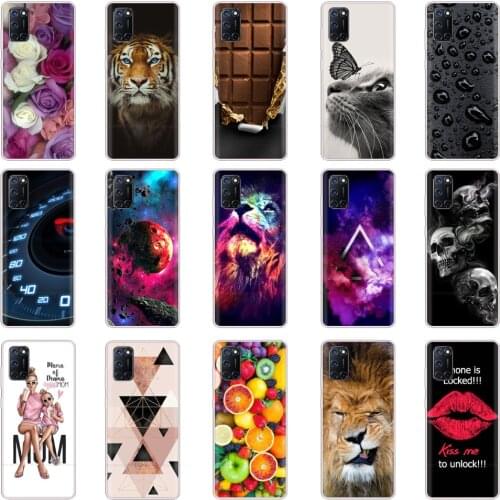 Phone Shell for OPPO A72 A 72 CPH2067 Case 6.5 Inch Painted Soft TPU Back Cover for OPPO A52 A72 Case Silicone Coque Fundas Etui