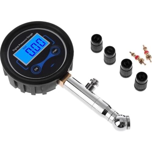 LCD Digital Tire Pressure Gauge 0-200PSI Car Tyre Air Pressure For Motorcycle Cars Truck Bicycle Motorbike Vehicle Tester LX0D