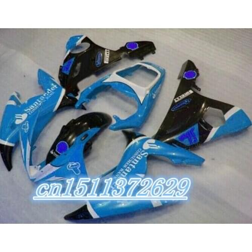 Dor- Fairing for YZF-R6 03-05 YZF R6 03 04 05 YZFR6 R6 2003-2005 2003 2004 2005 for blue black