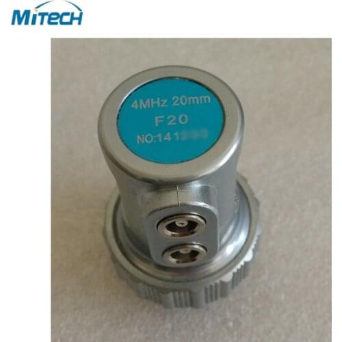 F20 4MHz 20mm Dual Straight Beam Probe Transducer