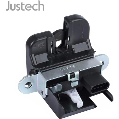 Justech 4 pin Car Trunk Lid Lock For VW GOLF 1K6827505D,1K6827505E,5M0827505E,5ND827505,1P0827505D Metal Rear Tailgate Boot Lock