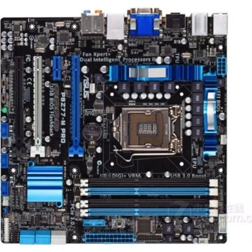 For ASUS P8Z77-M PRO Computer Motherboard LGA 1155 DDR3 For Intel Z77 P8Z77 Desktop Mainboard SATA II PCI-E X16 Used