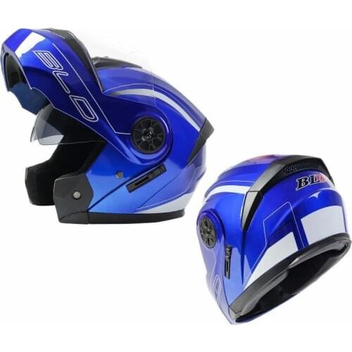 New Racing Modular Dual Lens Flip Up Motorbike Helmet Full Face Safe Motorcycle Helmet Casco Capacete Casque Moto