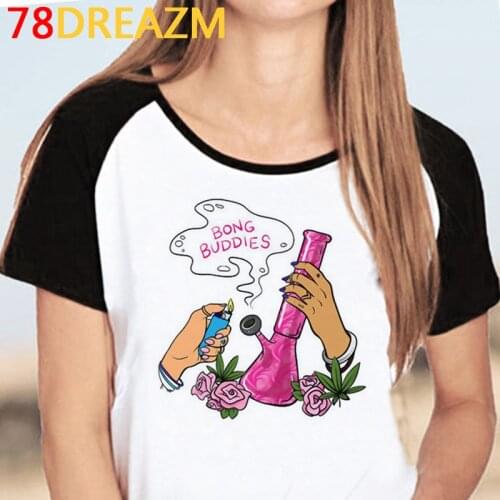 Bong Weed summer top top tees men harajuku kawaii japanese 2021 grunge graphic tees summer top harajuku aesthetic
