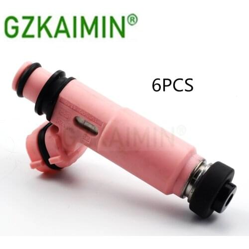 SET OF 6 Quality Fuel Injector Nozzle injection 195500-4140 For MAZDA FORD FOR MITSUBISHI PAJERO SPORT 6G72 3.0 V