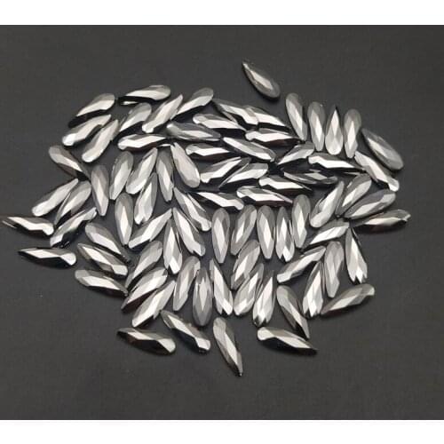 Wholesale 1440pcs/pacK Crystals Nail Diamond Stone Mine black Design Glass Rhinestones For 3D Nails Art Decorations