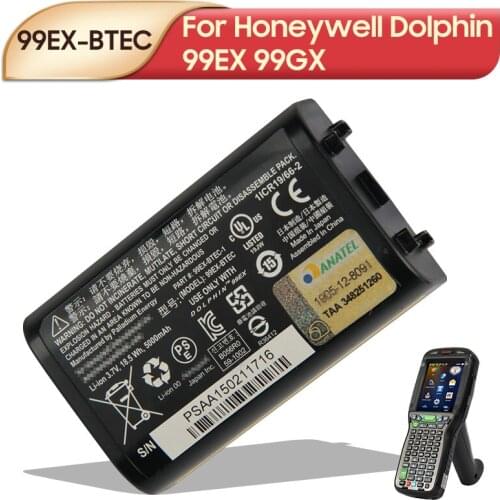 Original Replacement Battery For Honeywell Dolphin 99EX 99GX 99EX-BTEC Handheld Computer Battery 5000mAh
