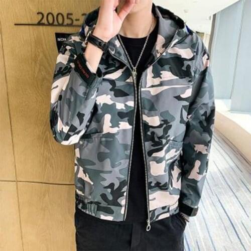 Autumn New Camouflage Mens Jacket Fashion Loose jacket men Casual mens winter jacket 2020