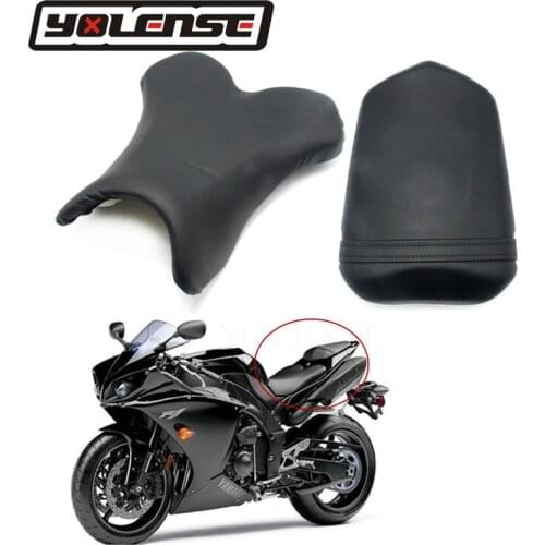 For Yamaha YZF R1 YZF-R1 YZFR1 2004 2005 2006 Motor Front Seat Rider Driver Pad Cushion Rear Passenger Pillion Cushion Seat