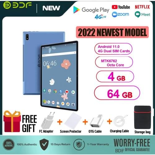 2021 New Arrival Tablet 10.8 Inch Android 8.0 Deca Core 4GB/64GB Tab 2560*1600 IPS 13MP Camera Phone Call 4G Network Tablets Pc