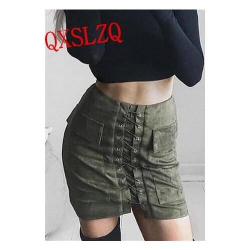 Женские юбки с высокой талией QXSLZQ China At AliExpress