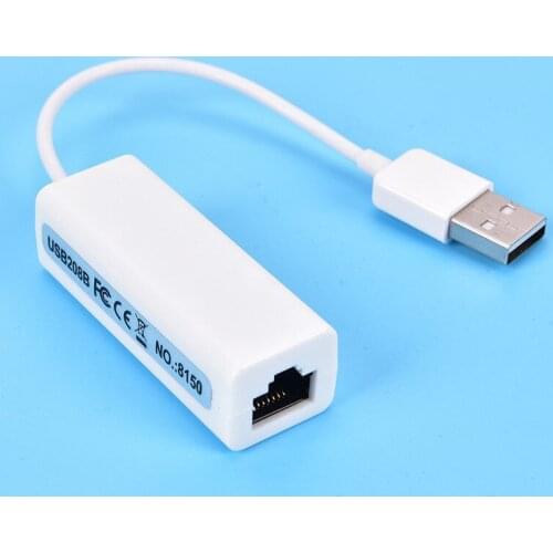 USB 2.0 to 10/100/1000 Gigabit RJ45 Ethernet LAN Network Adapter 100Mbps