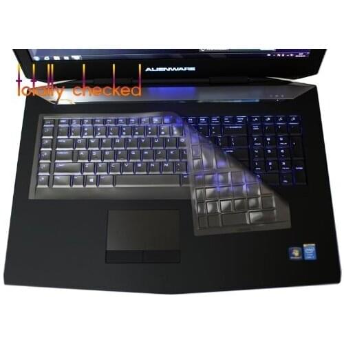 Ultra Thin Keyboard Skin Cover Protector for Dell Alienware 17 R5 (2018 Version) Gaming Laptop - TPU