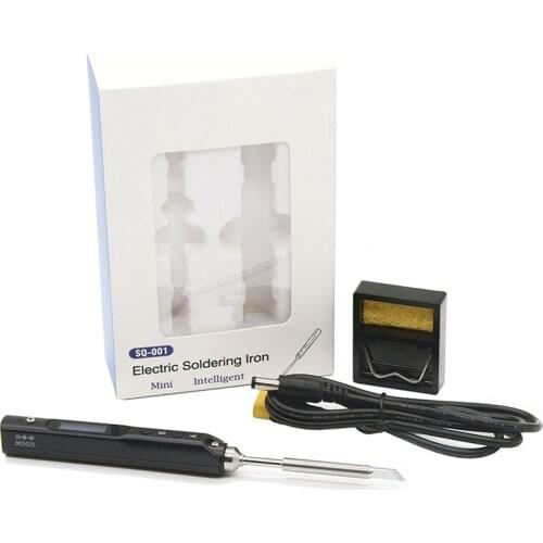 100-400 Degree Constant Temperature Adjustable SQ-001 Smart Portable 65W Electric Soldering Iron 12-24V Power