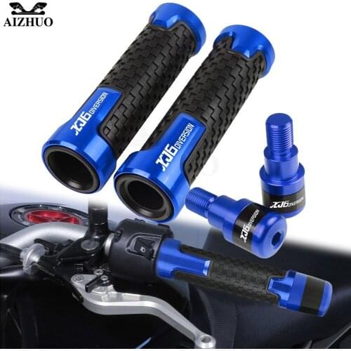 XJ6 DIVERSION Motorcycle Handlebar Grips Handle Bar Cap End FOR YAMAHA XJ6 DIVERSION 2009-2016 2010 2011 2012 2013 2014 2015