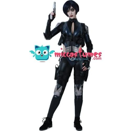Domino Cosplay Costume Women Neena Bodysuit Jumpsuit