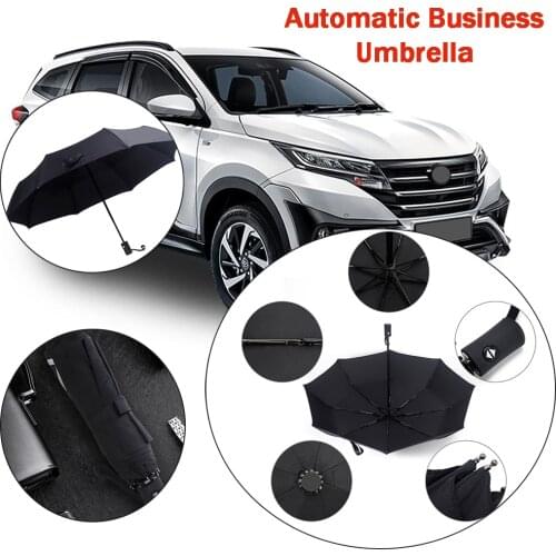 Automatic Business Umbrella Portable Car Logo Umbrella For Toyota Camry Prado Tacoma Highlander Carola Cruiser Ralink/ISUZU