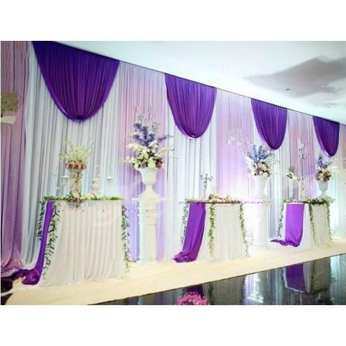 10ftx20ft party curtain decoration Wedding Backdrop Drapes Curtain stage decor banquet stage background wedding drape