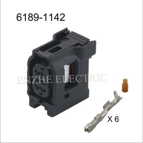 100SET 6188-0706 car wire Harnes cable 6 pin automotive plug Waterproof sheath Include terminal seal 6189-1142 DJ7068Y-0.6-11/21
