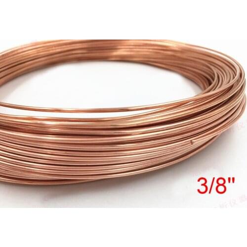 3/8'' 3/8 9.52*0.7 9.52mm od inch copper coiler coil pipe Gas chromatogram copper scroll tube copper tube Thickness error