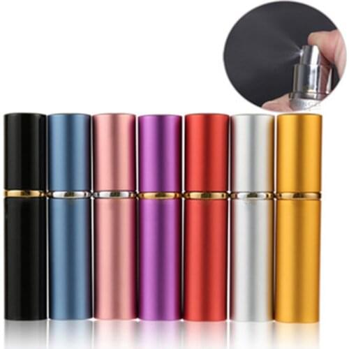 5ml Portable Mini Travel Perfume Bottle Spray Bottle Scent Case Atomizer For Spray Empty Cosmetic Containers Refillable Bottles