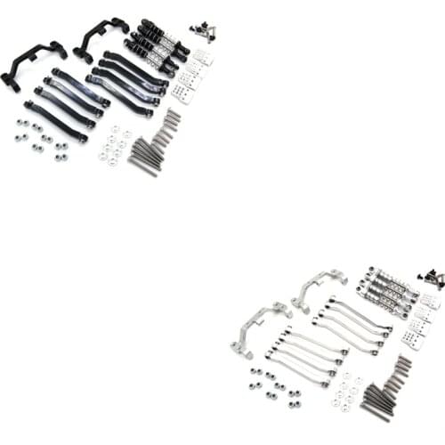 Metal Chassis Pull Rods Suspension Link Mount Shock Absorber for MN D90 D91 D99 MN99S 1/12 RC Car Upgrade Parts