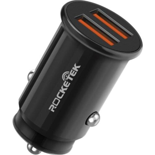 2 Ports 12W MIni USB Car Quick Charger Mini Fast Charging For IPhone Xiaomi Huawei Mobile Phone Charger Adapter