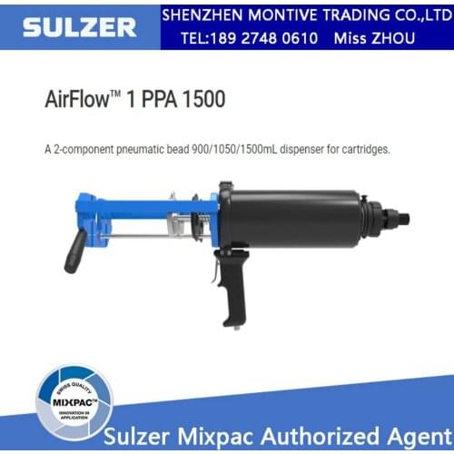 AirFlow 1 PPA 1500 A 2-Component Pneumatic Bead 900/1050/1500mL Dispenser For Cartridges Save Pressure Industrial Gun Cartridge
