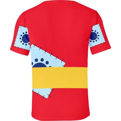 2020 New Animation ONE PIECE Cartoon 3D Print T-Shirt Summer Men/Women Hip hop Casual Short Sleeve T Shirt Clothes