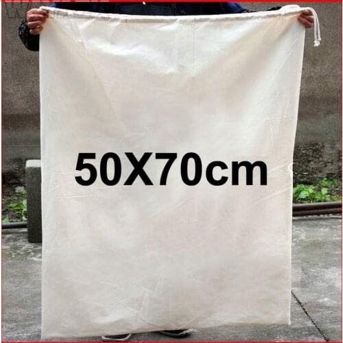 100pcs/lot ) SIZE 50x70cm(20x28") wholesale cotton drawstring bag large