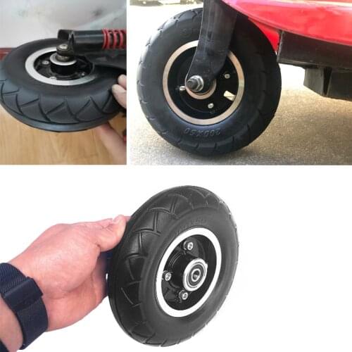 200x50 Electric Scooter Solid Wheel No Air 8 Inch Scooter Wheel With Solid Tire tie is not easy to be broken lightweight