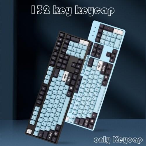Mizu Keycaps Cherry Profile Dye Sub Keycap For Cherry MX Switch 61/64/68/87/96/980/104/108 Mechanical Keyboard