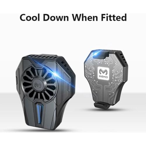 Mobile Phone Radiator Phone Cooling Fan Case Cold Wind Handle Fan DL01 For PUGB Phone Cooler Phone Cooling Fan Case