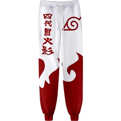 Men Anime Sasuke/Kakashi Sweat Pants 3D Loose Joggers Pants Trousers Men/Womens Anime clothes Hip Hop Pantalon Sweatpants