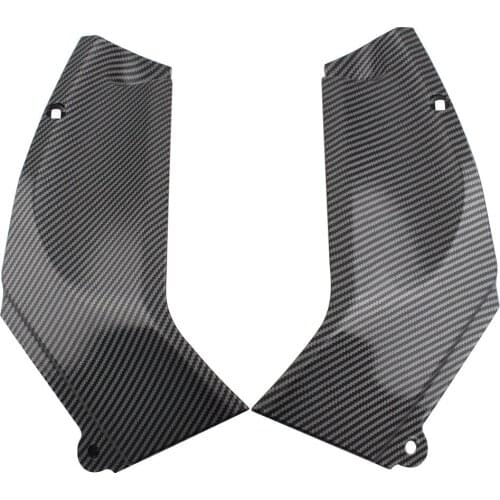 Motorcycle Carbon Fiber Paint Air Tube Trim Cover Fairing Insert Side Air Cover For Yamaha YZF R1 1998-2001 Accessories