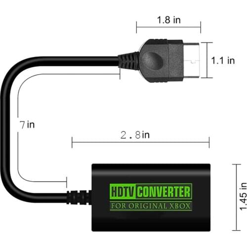 Original Console For Xbox To HDMI-compatible Compatible AV Cable Adapter Connect To HDTV For All Classic Console Models
