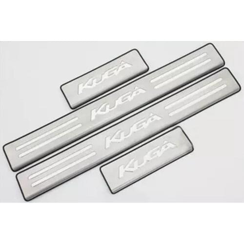 Fit For Ford Kuga Escape 2012 2013 2014 2015 2016 2017 2018 Car accessories Stainless Steel Side Door Scuff Plate Door Sill Trim