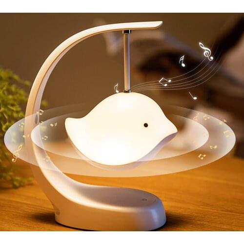 New Bluetooth Speaker Cartoon Birds Night Lamp Portable Small Subwoofer Ribbon Lights for Home Decor Audio Music Novelty DOM668