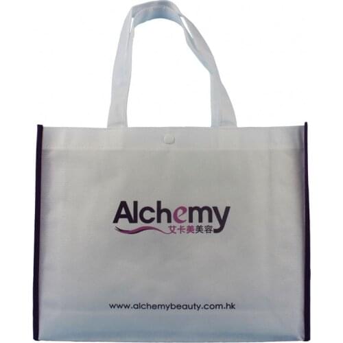Non Woven Tote Bags Custom Reusable Grocery Green Cloth Bag Personalised Retail Polypropylene Shopping Tote In A Pouch