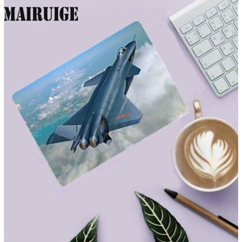 Mairuige Military Aircraft Pattern Desk Mat Rubber Waterproof Non-slip Small Gaming Mousepad Desktop Computer Laptop Accessories