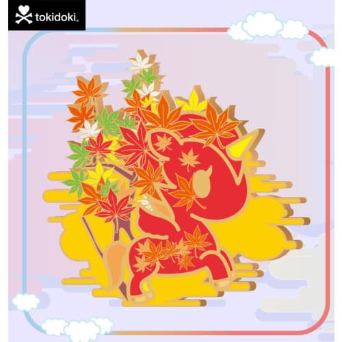 Tokidoki Unicorn Autumn Madeleine Fresa Rosebud Cheeky Yum Yum Cute Metal Badge Blind Box Ornament Girl Gifts