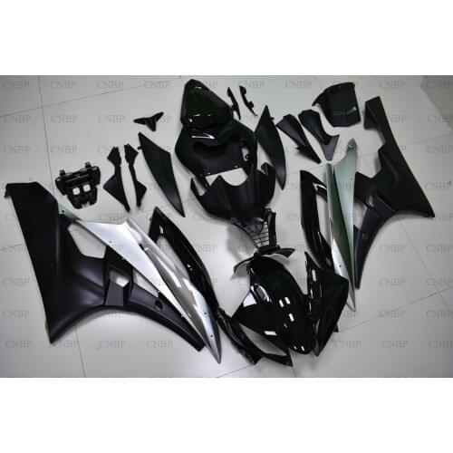 YZFR6 2006 - 2007 Body Kits for YAMAHA YZFR6 2007 Full Body Kits for YAMAHA YZFR6 06 Black Silver Full Body Kits