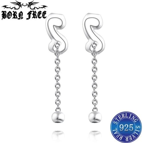 925 sterling silver jewelry cat stud earrings women earings aretes de mujer joyas pendientes mujer moda 2019 long earrings big