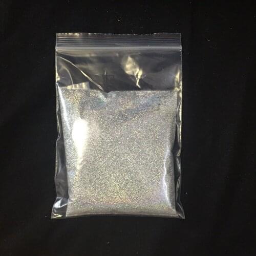 100G Laser Silver pearl powder pigment glitter powder flash powder, shiny metal sheets,Nail decoration, paint coating