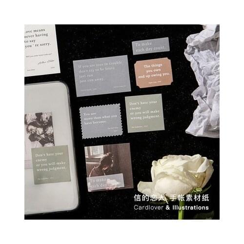 30Pcs Moment Series DIY Decoration Sticker Creative Scrapbooking Stationary School Supplies