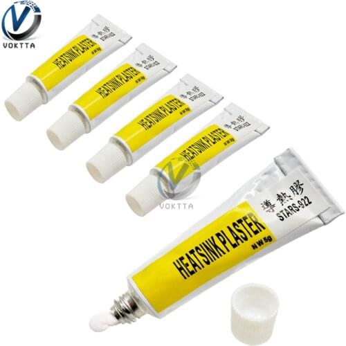 5Pcs STARS-922 GPU CPU Thermal Grease Paste Conductive Heatsink Paste Adhesive Cool Cooling Paste Heat 5g