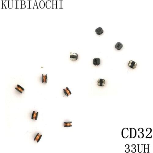 50pcs/lot SMD Power Inductor CD32 33UH 330 3.5*3*2mm Unshielded winding inductor CD32