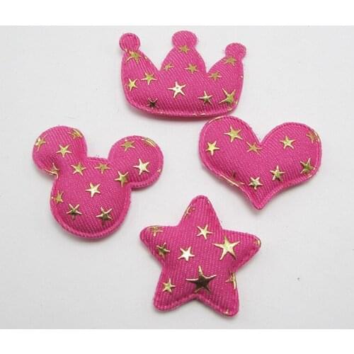 10pcs Ball Padded Appliques For Clothes DIY Baby Hair Clip Headwear Decor Ornament Accessories