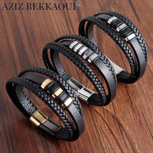 AZIZ BEKKAOUI Gold Bracelets For Men